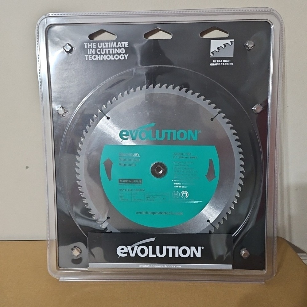 Evolution Power Tools 10BLADEAL Aluminum Blade, 10", Mitre Saw